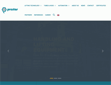 Tablet Screenshot of prestar.cz